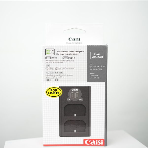 Caisi Double Charger CS-LP-E12