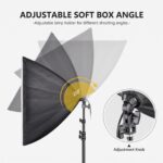 Generic 150W 2-Light Kit Softbox with Remote +Grid (Bi-Color) - Image 5