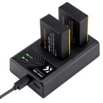 K&F Concept Canon LP-E17 Battery kit – 2 Batteries and Dual Charger (KF28.0014) - Image 3