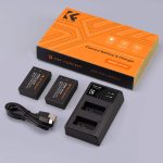 K&F Concept Canon LP-E17 Battery kit – 2 Batteries and Dual Charger (KF28.0014) - Image 4