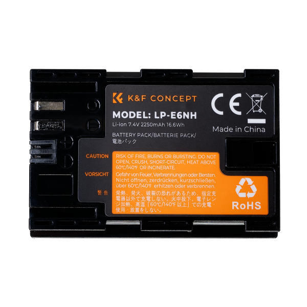 K&F Concept LP-E6NH Camera Battery for Canon Cameras (KF28.0021V2)