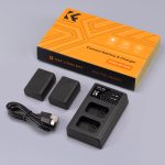 K&F Concept Sony FW-50 Battery Kit – 2 Batteries and Dual Charger (KF28.0015) - Image 4