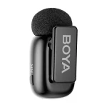 BOYA Mini-14 Tiny Wireless Microphone System 2-Person With USB-C Connector For Android/iOS Devices (2.4 GHz, Black) - Image 7