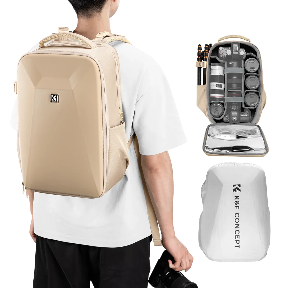 KF13.134V1-1-2 K&F Concept Camera Backpack for Professionals Photographers (KF13.134V1) - Image 9