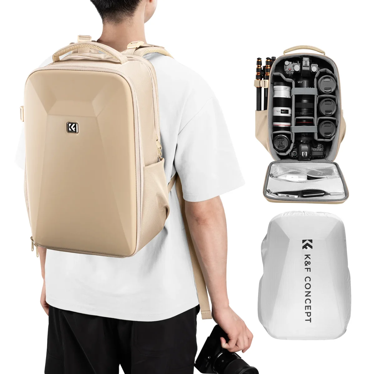 KF13.134V1-1-2_6f1a1e0d-1698-444c-9a62-9d8b7c32878b K&F Concept Camera Backpack for Professionals Photographers (KF13.134V1) - Image 10