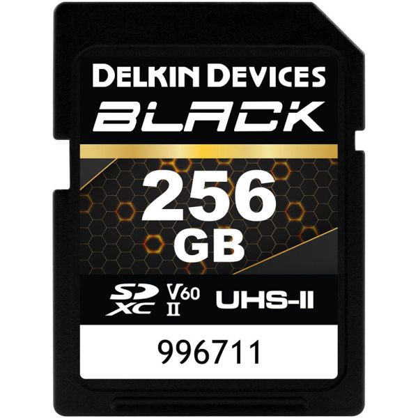 Delkin Devices 256GB BLACK UHS-II SDXC Memory Card