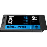 Lexar 64GB High-Performance 800x PRO UHS-I SDXC Card (BLUE Series) - Image 2