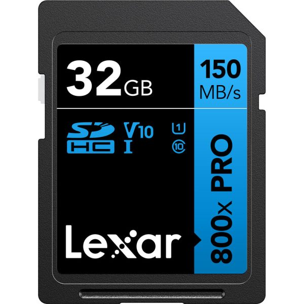 Lexar 32GB High-Performance 800x PRO UHS-I SDXC Card (BLUE Series)