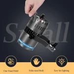 ZSYB P60S Lightweight Professional LED Video Spotlight – Remote Control, 5-Color Dimmable Lighting (2800K–7000K) - Image 8