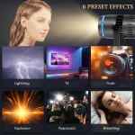 ZSYB P60S Lightweight Professional LED Video Spotlight – Remote Control, 5-Color Dimmable Lighting (2800K–7000K) - Image 4