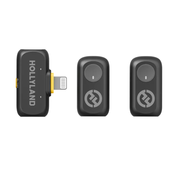 Hollyland Lark A1 Mini Duo (2TX + Lightning RX) – Gray