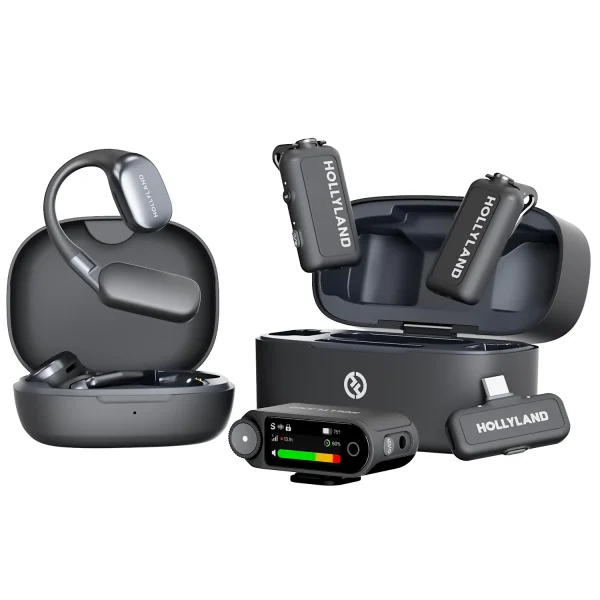 Hollyland Lark Max 2 Ultimate Combo, 32‑bit Float Wireless Microphone System