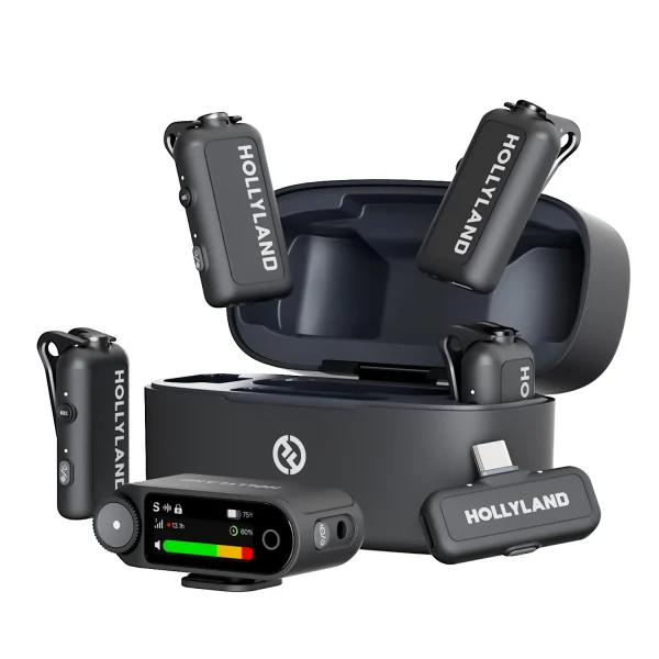 Hollyland Lark Max 2 Combo – 4-Person Wireless Microphone System