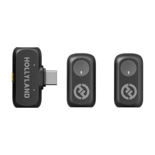 Hollyland Lark A1 Mini Duo (2TX + USB-C RX) – Gray