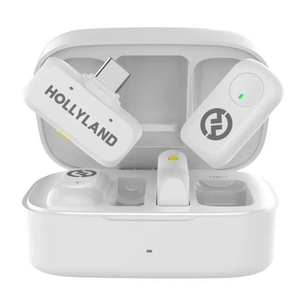 Hollyland Lark A1 Combo (2TX + Lightning RX + USB-C RX) – White