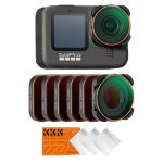 GoPro Hero 9–13 – 6-in-1 Filter Set (CPL, ND8–ND1000) (KF.2012)