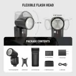 Neewer Z2-S TTL Round Head Flash Speedlite for Sony - Image 4