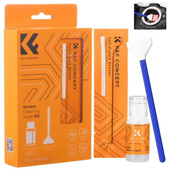 K&F Concept Cleaning Stick Set 24mm Full Frame Stick Set 10PCS Swab Kit (KF.1617)