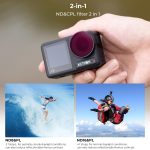 K&F Concept DJI Osmo Action 4/5 Pro ND&PL Filter Kit – 4-Pack (ND8/16/32/64) – Multi-Coated Optical Glass (KF.2077) - Image 7