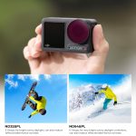 K&F Concept DJI Osmo Action 4/5 Pro ND&PL Filter Kit – 4-Pack (ND8/16/32/64) – Multi-Coated Optical Glass (KF.2077) - Image 6