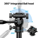 Ulanzi MT-65 Video Tripod with Pan/Tilt Head - Image 4