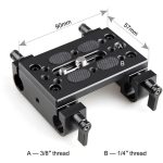 SmallRig Mounting Plate with Dual 15mm Rod Clamps 1674 - Image 6