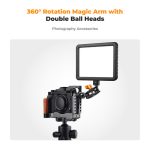 K&F Concept MS14 Magic Arm with Dual Ball Heads (KF31.082) - Image 6