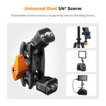 K&F Concept MS14 Magic Arm with Dual Ball Heads (KF31.082) - Image 4