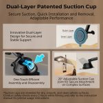 SmallRig Suction Cup Mounting Support Kit for Vehicle Panoramic Shooting 4380 - Image 5