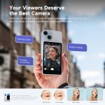 Synco XView M4 Selfie Monitor Screen for Phone Vlogging – Black - Image 22