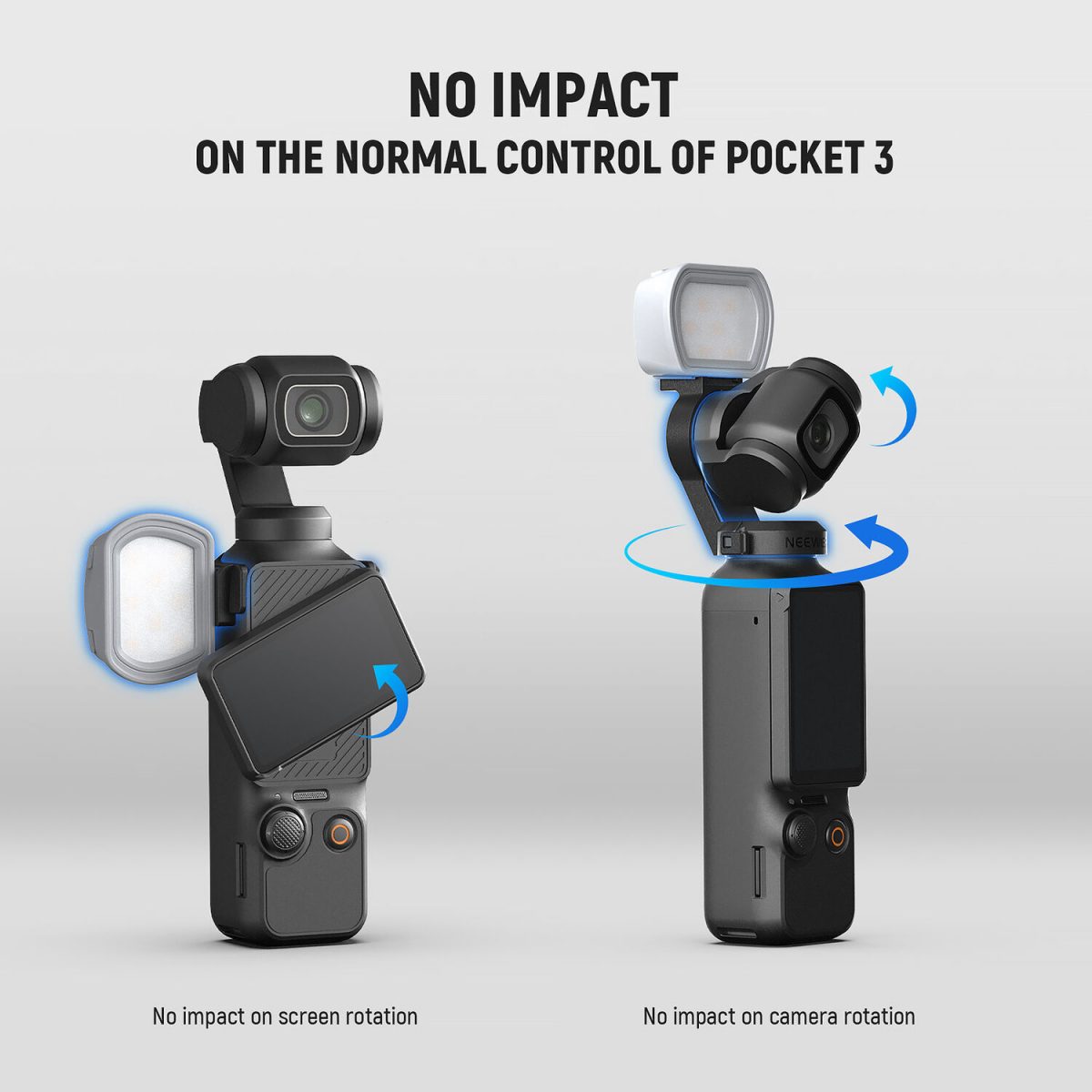 Neewer M21 Magnetic Fill Light for DJI Osmo Pocket 3 - Image 7