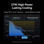 TELESIN Magnetic Cooler for Smartphones and Tablets (Cooling with Wireless Charging) P9-MPR-01-P - Image 8