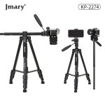 Jmary KP-2274 Aluminum Tripod – 1.67m Lightweight 4-Section Tripod with 1/4" Screw for Cameras & Smartphones - Image 3