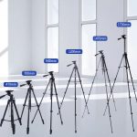 Jmary KP-2209 Horizontal Axis Tripod – 1.7m 5-Section Lightweight Tripod for Camera & Mobile - Image 5