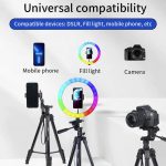 Jmary KP-2209 Horizontal Axis Tripod – 1.7m 5-Section Lightweight Tripod for Camera & Mobile - Image 10