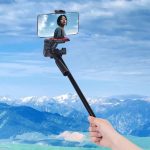 Jmary KP-2209 Horizontal Axis Tripod – 1.7m 5-Section Lightweight Tripod for Camera & Mobile - Image 7