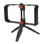 Jmary MT-33 Smartphone Video Rig – Cage with Tripod Cold Shoe Mounts & 1/4" Screw Interfaces