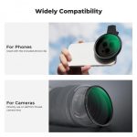 K&F Concept 67mm Clip-on ND2–32 Phone Camera Lens Filter Kit, Compatible with All Smartphone Models (KF01.2901V2) - Image 3