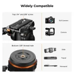 K&F Concept Professional Video Tripod with Fluid Head VA3+BV20 (KF09.148V1) - Image 7