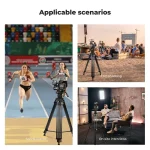 K&F Concept Professional Video Tripod with Fluid Head VA3+BV20 (KF09.148V1) - Image 8