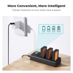 K&F Concept LP-E17 Battery 3-Pack with Upgraded 3-Slot LCD Charger (KF28.0052) - Image 7