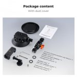 K&F Concept 4.5" Suction Cup Camera Mount with Double Ball Head Magic Arm, Phone Clamp & GoPro Adapter (KF31.100) - Image 3