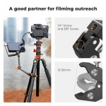 K&F Concept 11" Magic Arm with Super Clamp, Articulating Friction Arm Kit with 1/4" & 3/8" Screw & Cold Shoe Mount (KF31.132) - Image 4
