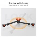 K&F Concept 11" Magic Arm with Super Clamp, Articulating Friction Arm Kit with 1/4" & 3/8" Screw & Cold Shoe Mount (KF31.132) - Image 3