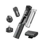 BOYA Magic-02 | AI-Powered 2-Person Wireless Mic System for Cameras & Mobile (USB-C + Lightning + 3.5mm)