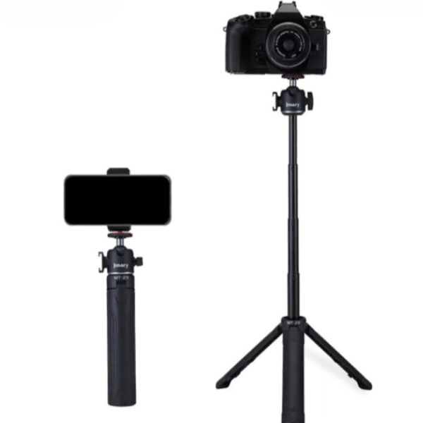 Jmary MT-29 Portable Tripod – Lightweight Aluminum Tabletop Tripod with 1/4" Universal Screw