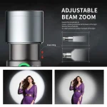 PHOTOOLEX Magnetic Gobos Four Colors Photography Spotlight 12w Upgrade Set - Image 6