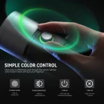 PHOTOOLEX Magnetic Gobos Four Colors Photography Spotlight 12w Upgrade Set - Image 5