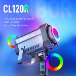 COLBOR CL120R Lite 120W RGB COB LED Video Light - Image 11