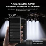 COLBOR CL120R Lite 120W RGB COB LED Video Light - Image 6